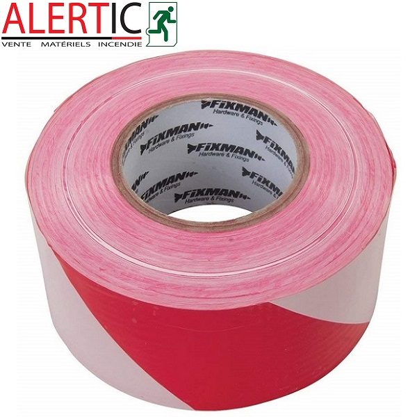 Ruban Rouge Et Blanc D'avertissement De Danger,Bande De Barrière De