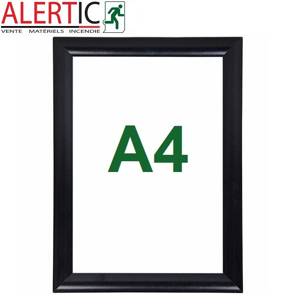 TPAC cadre photo aluminium, noir, A4