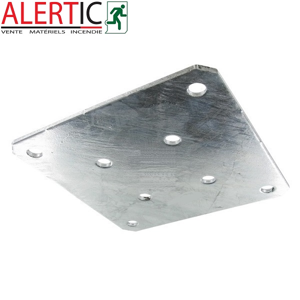 PLATINE FIXATION POULIE CABLE ACIER