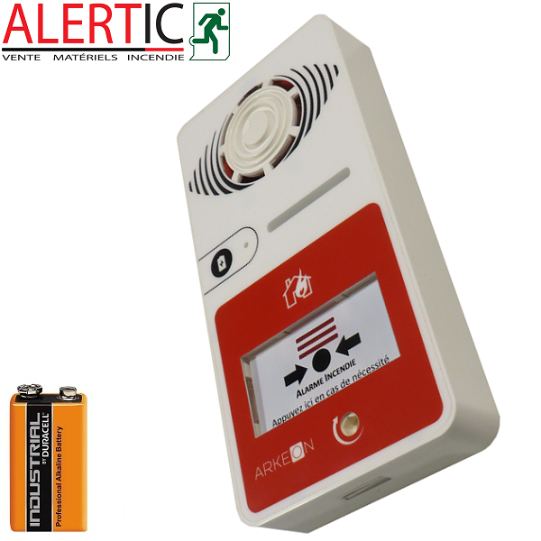 Alarme incendie type 4 avec flash - Direct signalétique