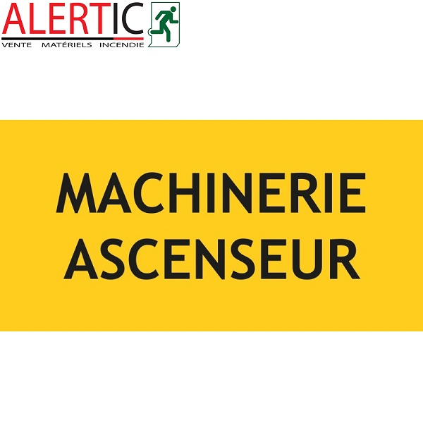 PANNEAU MACHINERIE ASCENSEUR