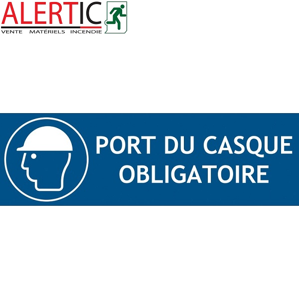 PANNEAU CASQUE OBLIGATOIRE